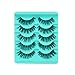 Produktbild LuckyGirls 2018 Heiß! 5 Paar Falsche Wimpern Kreuz Natürliche Lange Augen Wimpern Make-up Voluminöse Eye Lashes (one Size, B)