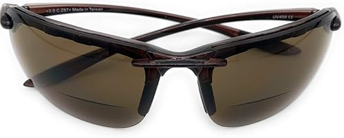 Miniatura 9 de The Oakland Bifocal Sun Reader - Gafas de sol deportivas y envolventes para lectores de seguridad unisex sin montura para hombres y mujeres