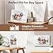Smart White Digital Picture Frame WiFi Send Photos from Your Phone 16GB Storage 10.1inch 1280x800 IPS Touch Screen Digital Photo Frame Auto-Rotate Wall Mountable Photo Picture Frame Digital