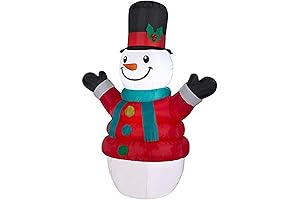 Christmas 7' Puffy Parka Snowman | Airblown Inflatable