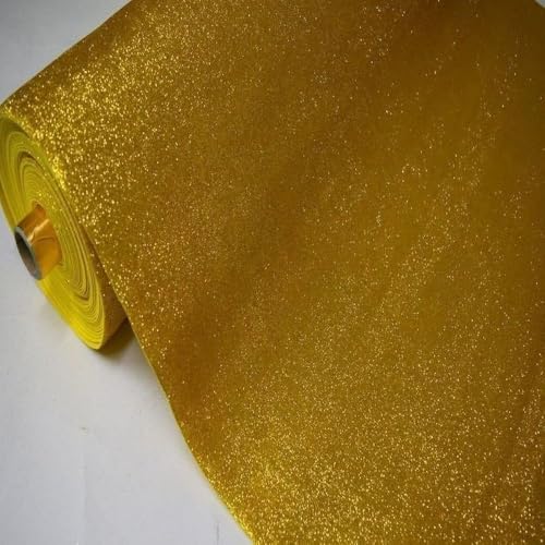 StoffBook Tela Espuma DE Goma Artesanal EVA Brillante 2MM, D232 Oro