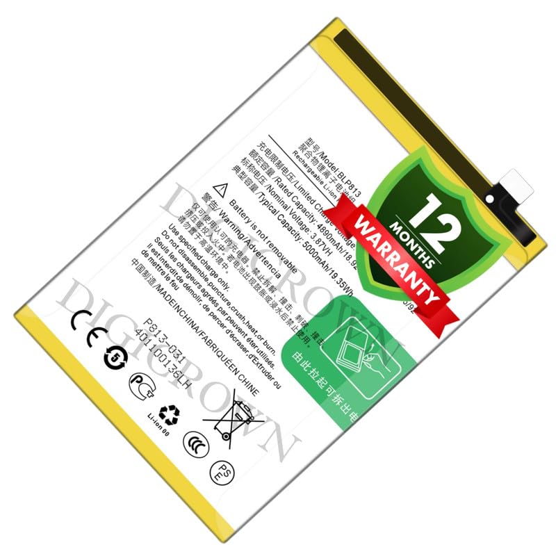 Image of Original BLP813 Battery Compatible for OnePlus Nord N100 - (5000mAh) - 1 Year Warranty DF7