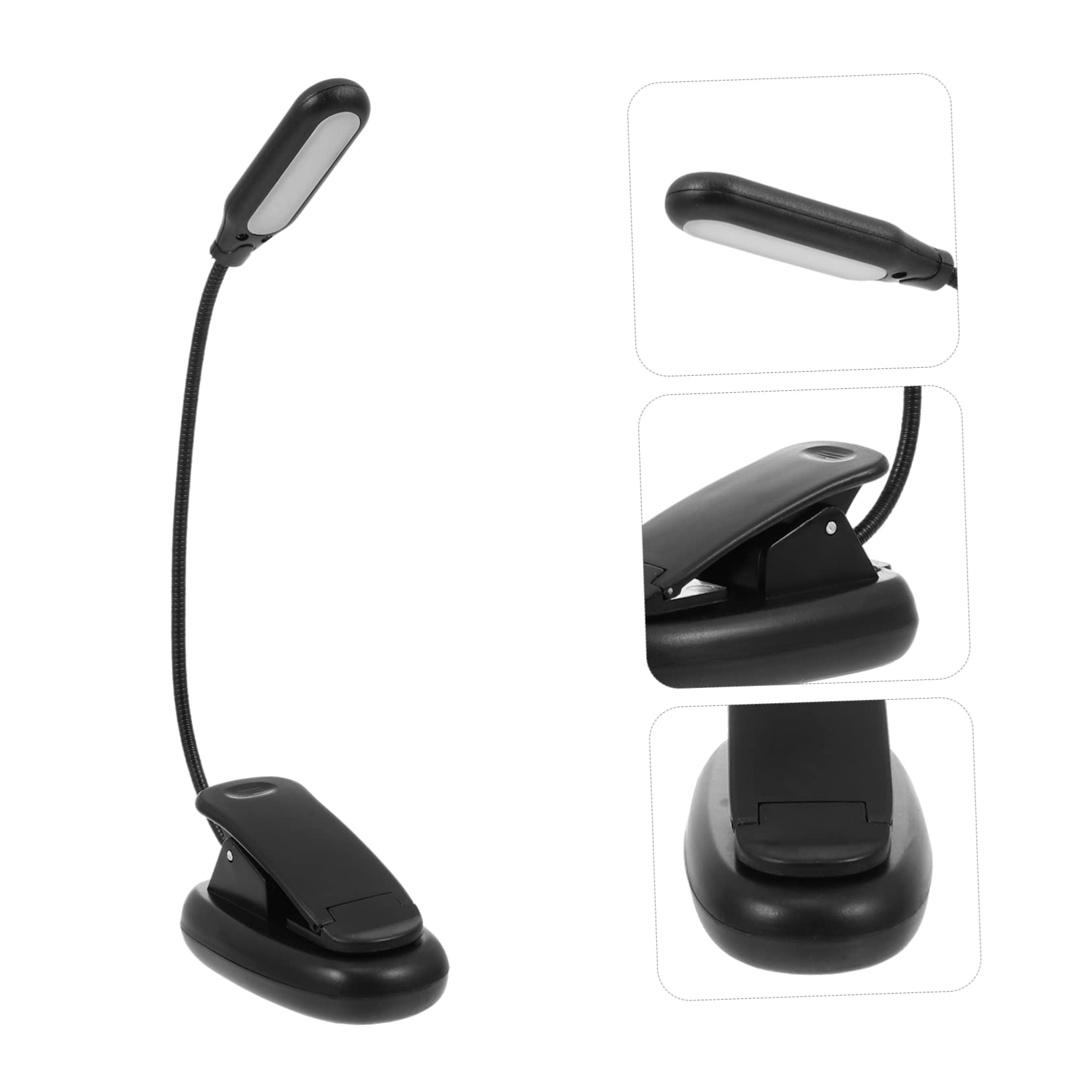 QYYZTQY 1 Set Lampada da scrivania a LED Ricaricabile Clip a LED Luce da Lettura Luci notturne per Collo di Cigno Lampada da scrivania Luce Notturna per Guanti Decorazione da Tavolo Corrimano Tappi