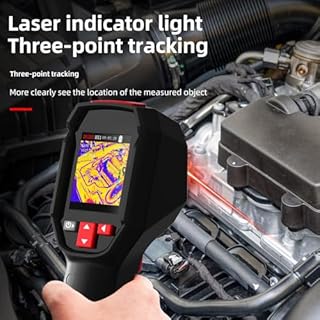 BSIDE Termocamera 240×240 Risoluzione 15 tavolozze di colori Termocamera a infrarossi -4°F a 1022°F 25Hz Imager termico portatile ricaricabile con puntatore laser 50°FOV per ispezione domestica HVAC