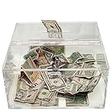 Clear Countertop Tip Box | Toke Box - 12W x 6H x 12D