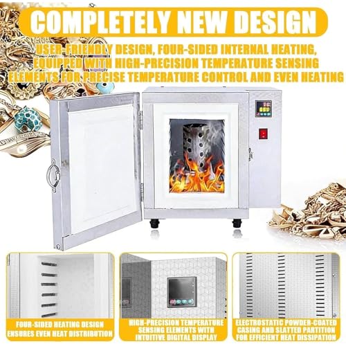 Horno eléctrico de 800℃ con controlador digital de temperatura 5