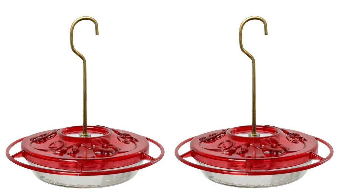 Aspects Little Fancy Rose 8 oz Hummingbird Feeder (2 Pack)