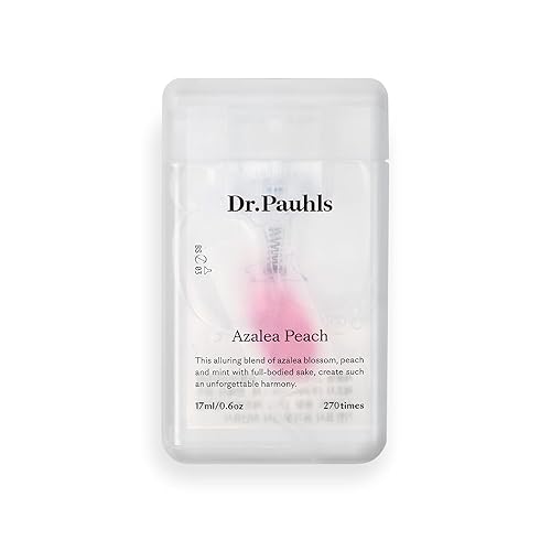 Dr. Pauhl's Breath Spray hidratante y refrescante con Azalea Peach 0.6 fl oz (0.6 oz) - 270 aerosoles