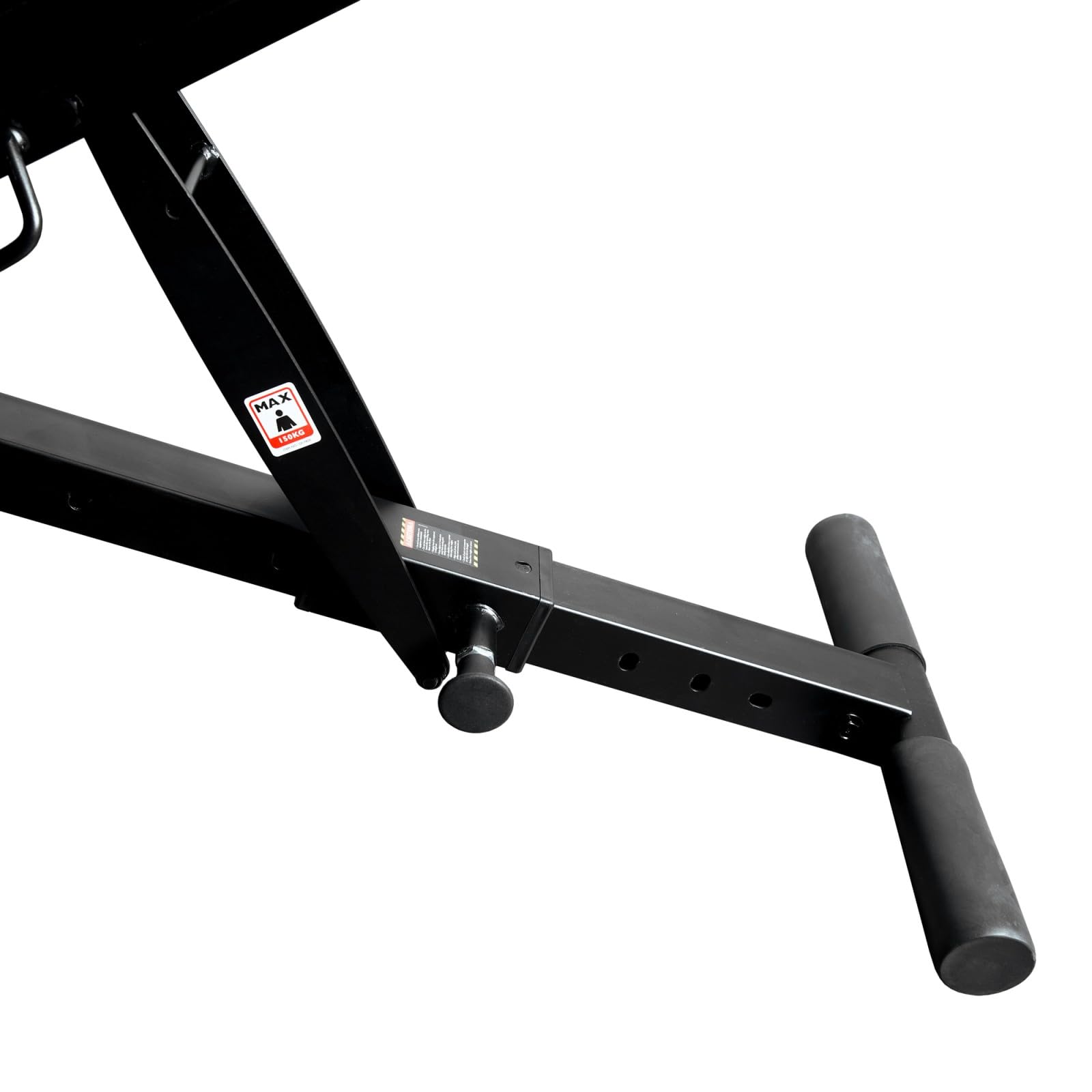 DARWIN FITNESS Hantelbank FB50, 7-Fach verstellbare Rückenlehne | Gewichtsbank, 150 kg Belastbarkeit, 129x43x36 cm