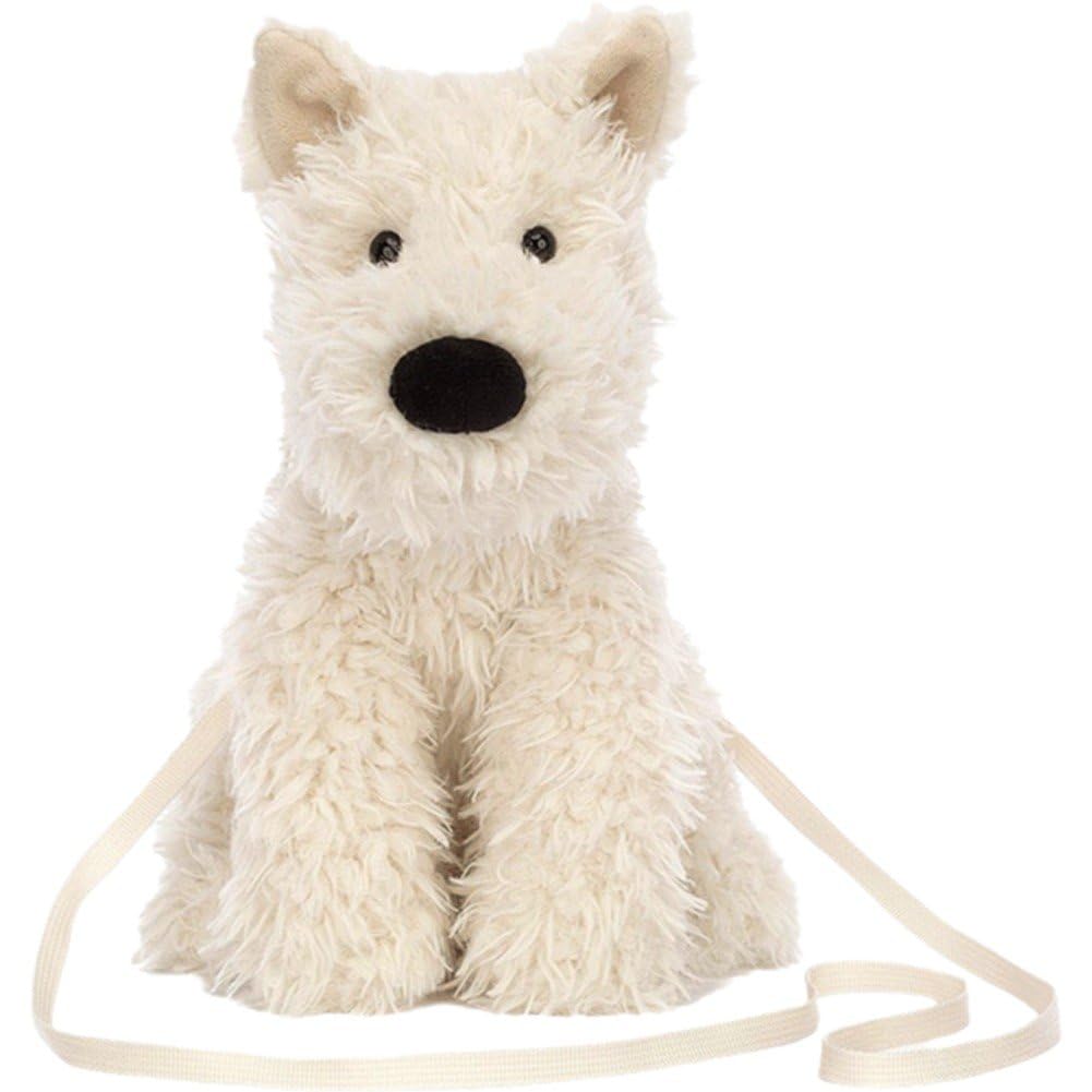 Sanfly Animal Handbags Dog Crossbody Bag West Shaped Shoulder Bag Casual Animal Handbags Y2k Fluffy Shoulder Bags for Kids Girls