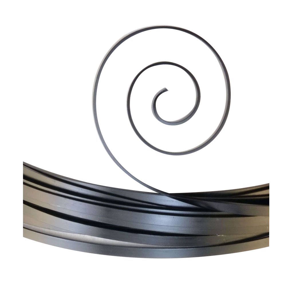 Vaessen CreativeVaessen Creative Aludraht Flach Schmuck, Aluminium, Schwarz, 250 x 1 x 0.021 cm, Black, 10 x 1 mm 2.5 m