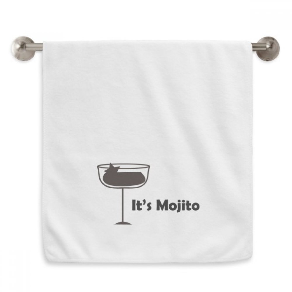 Serviettes débarbouillettes Mojito Coupe Diadème blanc 13x29 inch essuie-mains visage
