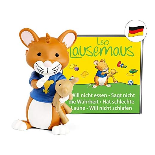 tonies 01-0083 figuras de audio para Toniebox: Leo LAUSEMAUS radio play episodio 1 - la obra de radio original de los libros - aproximadamente 46 minutos de reproducción - a partir de 3 años - ALEMÁN