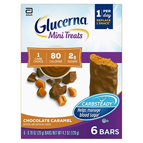 Glucerna Mini Treats, 24Count, for People with Diabetes to Help Manage Blood Sugar