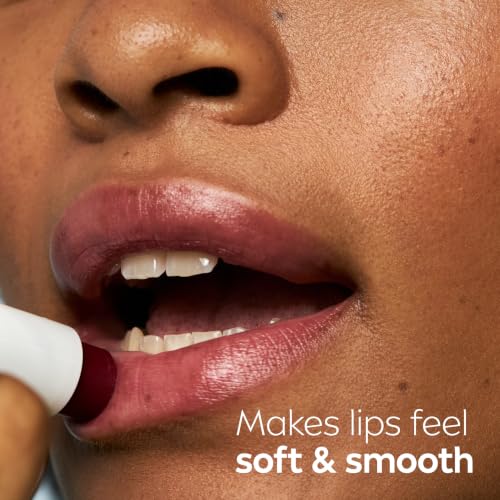 Image of NIVEA Lip Care, Fruity Cuties Lip Balm Variety Pack, 4 x 0.17 OZ | One Each: Cherry, Strawberry, Watermelon and Blackberry, Shea Butter Enriched, 3-in-1 Moisture, Tinted Lip Balms