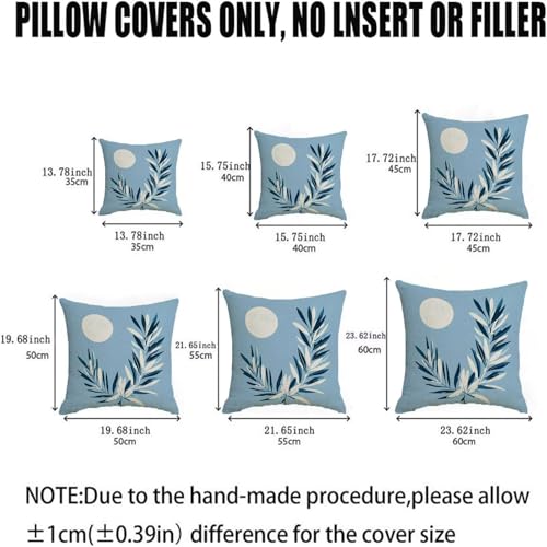 Housse coussin velours imperméable double face bleu D562 - 6