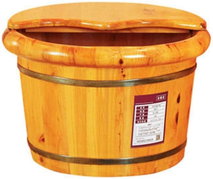 Spa de pies y piernas de madera para adultos