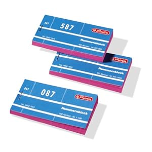Herlitz Nummernblöcke 1-1000 Nummernblock