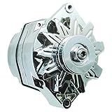 NEW Chrome Alternator Compatible With Omc 983424 Prestolite 20115004Tba & Many Others