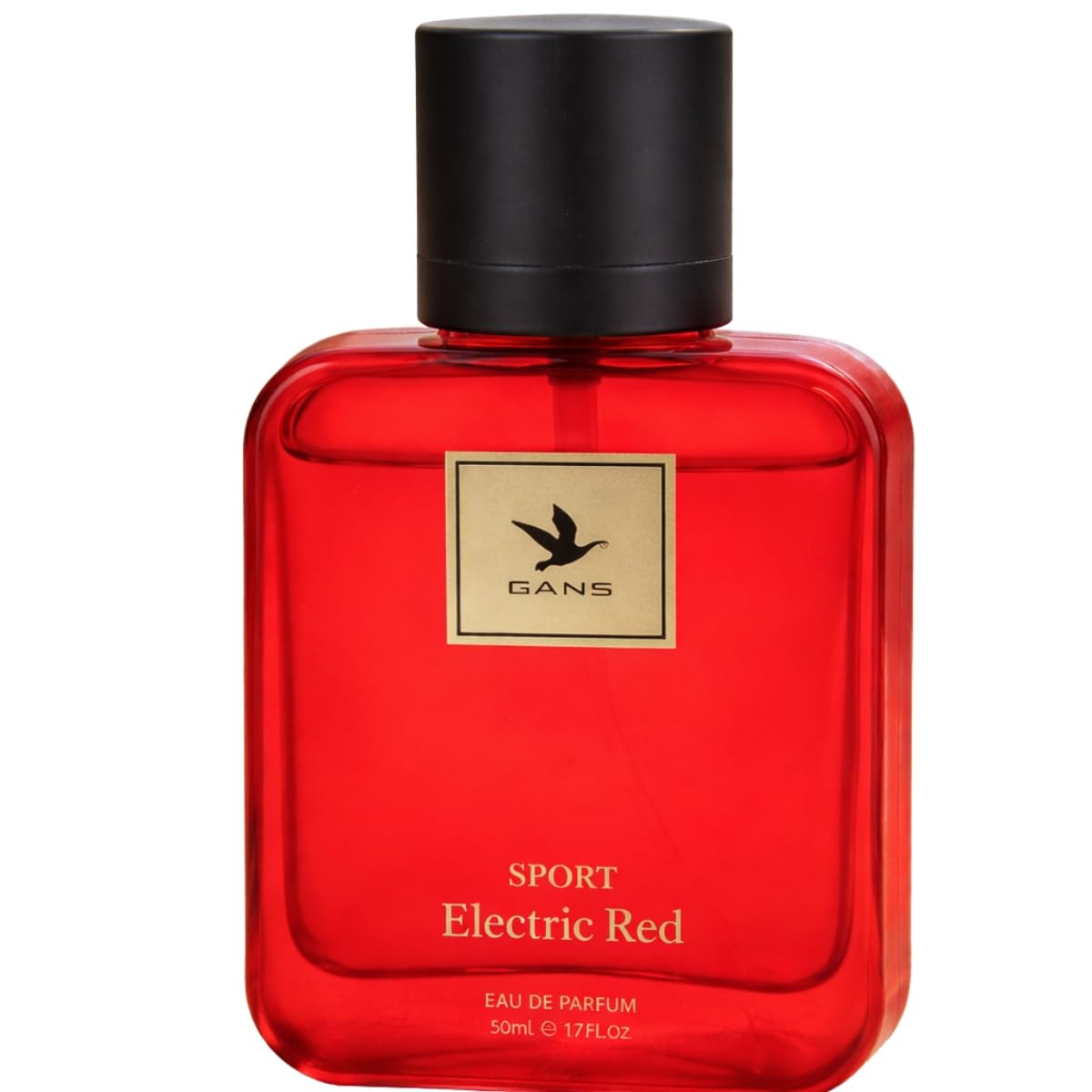 GANS Electric Red Eau De Parfum for Men – 50 ML | Citrus-Infused Oud Fragrance | Long-Lasting Fresh Perfume