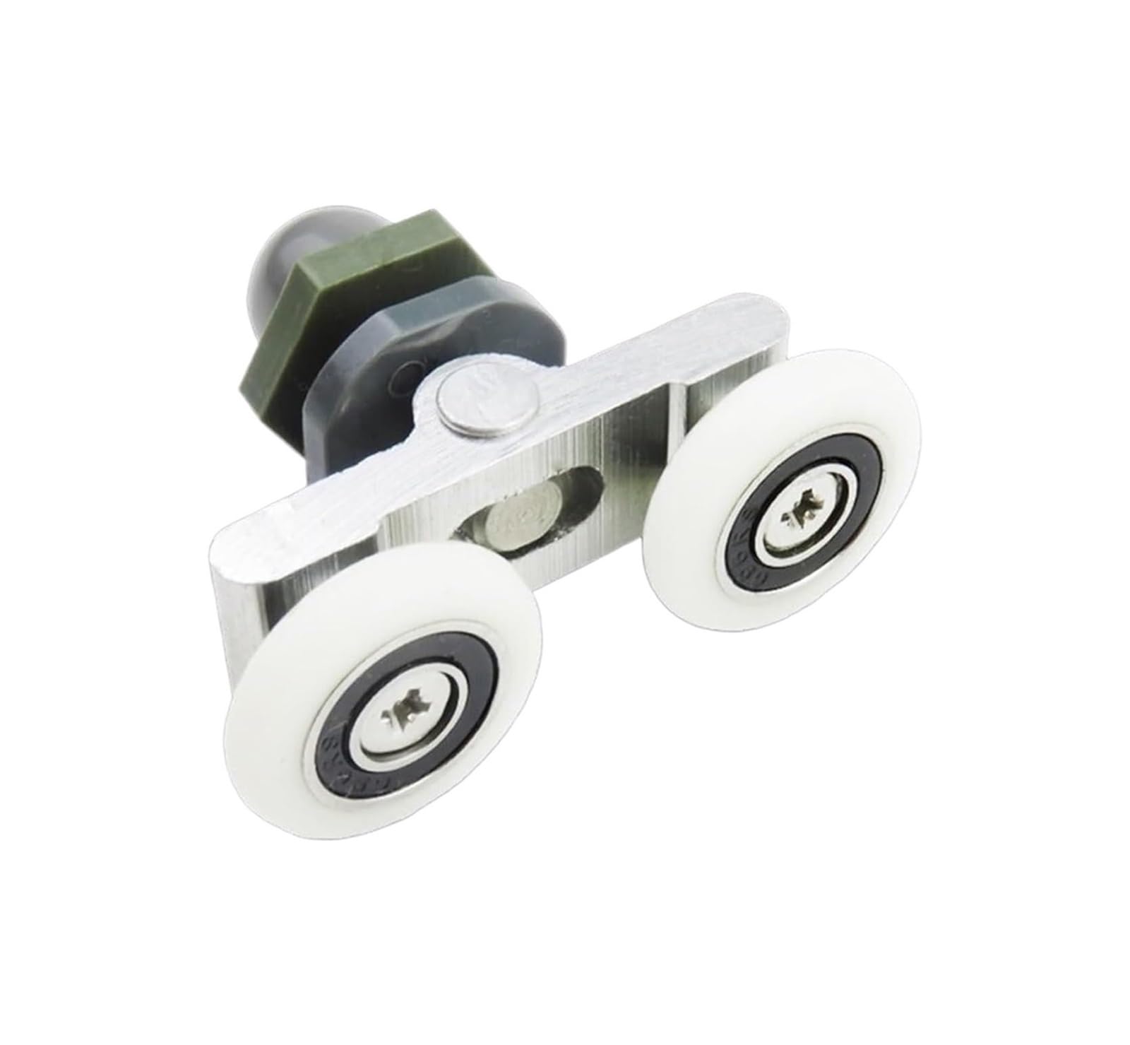 dfEDRd Sliding Door Track Wheel, Mute Nylon Pulley Slot Wheel Sliding Fittings Glass Rollers Home Hardware 2Pcs(25mm)