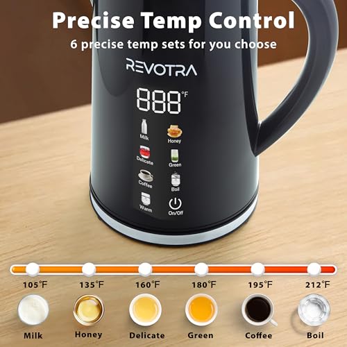Hervidor eléctrico 1.7L acero inoxidable con control digital miniatura 5