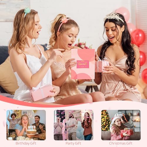 Geschenke für Frauen,Geschenk Freundin Geburtstag mit Weinglas,Duftkerzen and Schlüsselanhänger,Personalisierte Geschenk für Beste Freundin,Kleine Geschenke für Adventskalender,Weihnachtsgeschenke