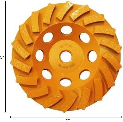 RIDGID Muela abrasiva de copa Turbo de 18 segmentos de 5 pulgadas