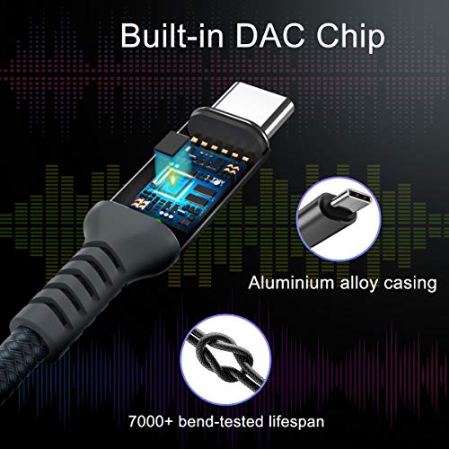 Elebase Usb Type C To 3.5Mm Adapter,1/8 Inch Headphone Jack Audio Aux Converter For Samsung Galaxy Z Fold Flip 3,S21 S20 S22 S23,Note 10 20,Tab S8,Ipad 10Th Pro Air 4 4Th 5 5Th Mini 6 6Th Generation #TOP3