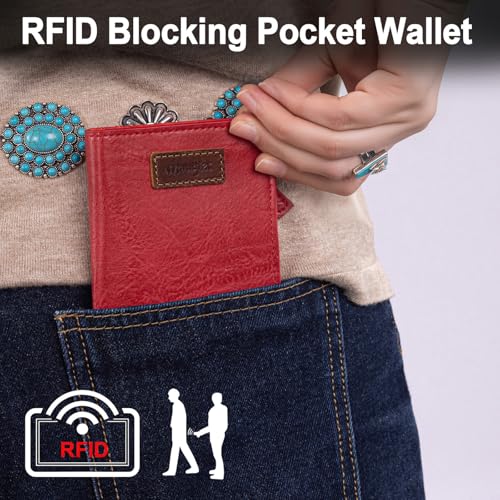 Image of Montana West X Wrangler Small Wallet Women Card Cases Money Organizer Thin Mini Pocket Wallet with Rfid Lining and A Coin Purse