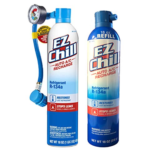 IDQ Interdynamics EZ Chill 36oz R134A Refrigerant AC Recharge 3 Cans