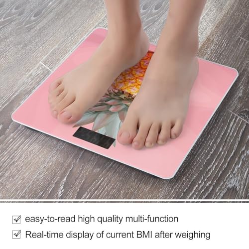Báscula digital de baño con pantalla LED y vidrio templado miniatura 5