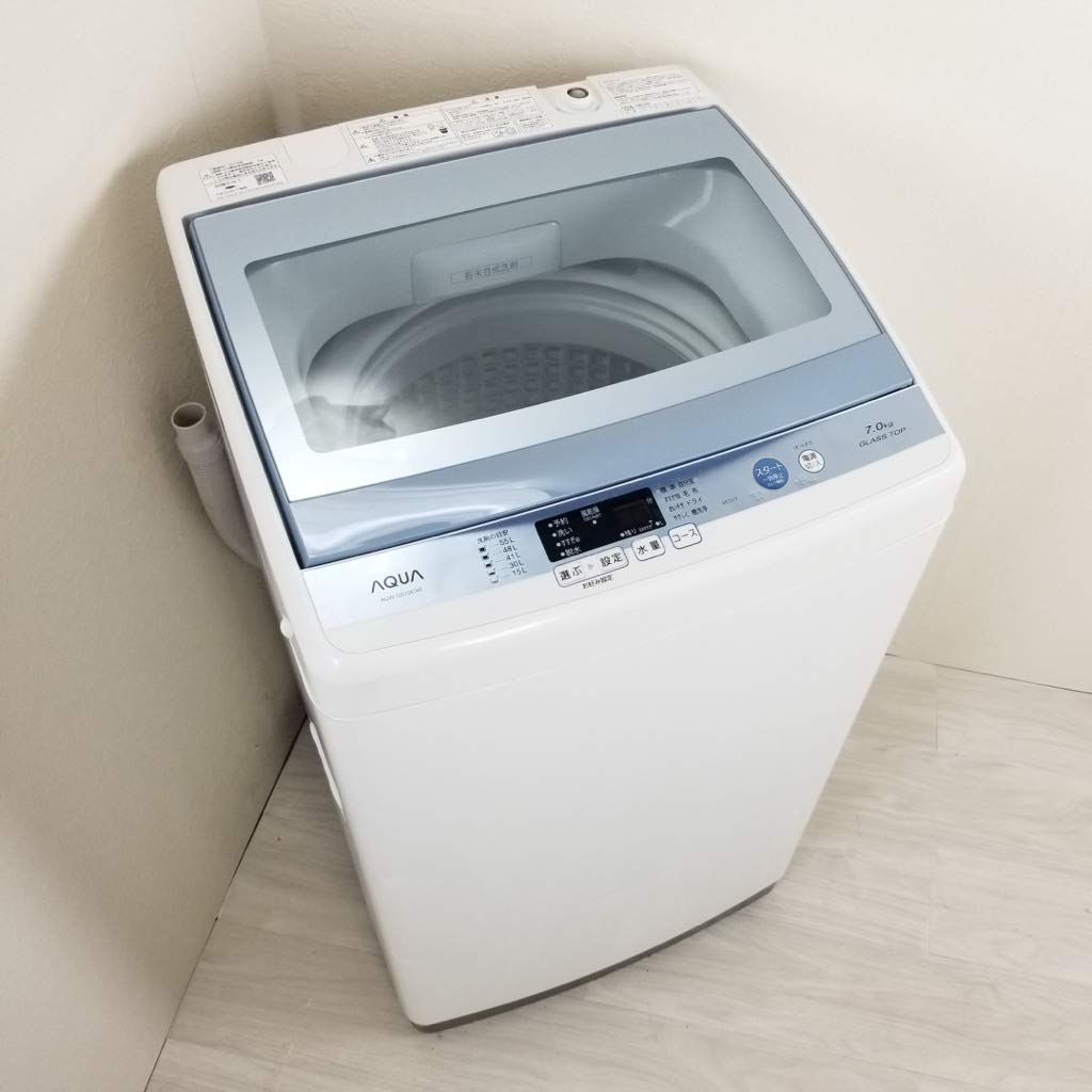 Amazon | AQW-GS70E-W(ホワイト) 全自動洗濯機 上開き 洗濯7kg  