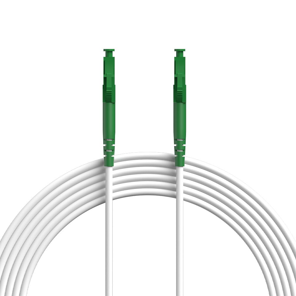 OFFCUP LC/APC to LC/APC Fiber Patch Cable 10m/32.8ft, 10Gb/Gigabit Duplex, 50/125um Multimode Fiber Optic Cable Cord LSZ for SFP Transceiver (32.8ft)