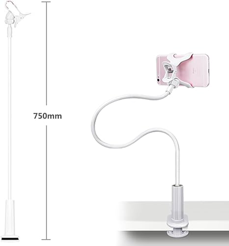 Miniatura 2 de ZTON Soporte universal para teléfono celular, soporte universal para teléfono móvil, soporte perezoso, soporte flexible de brazos largos con clip