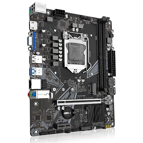 SHANGZHAOYUAN H511M PRO LGA 1200 Motherboard for Intel 10th/11th Gen Core i9/i7/i5/i3/Pentium/Celeron Series Processors (M-ATX, Dual-Channel DDR4, SATA 3.0, USB 3.0, NVME M.2, PCIe 3.0, Gigabit LAN)