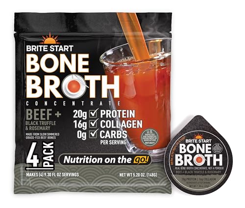 Brite Start Bone Broth - Beef + Black Truffle & Rosemary