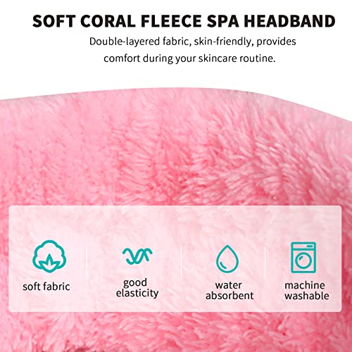 WSYUB Spa Headband, Makeup Headband for Washing Face, Bow Headbands for Women, Skincare Headbands - Image 4