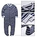 HONGLIN Baby's 2-Pack Footed Pajamas Boys Girls Footies Sleepers Long Sleeve Rompers 100% Cotton