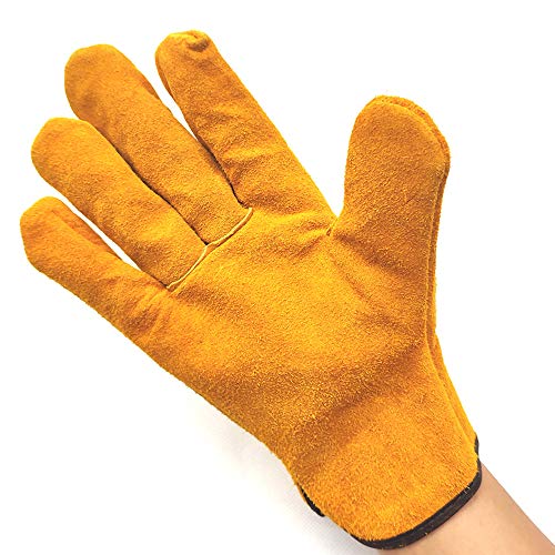 16" Stainless Steel Crucible Tongs with Heat Resistant Safety Melting Furnace Glove (16") - Thumbnail 5