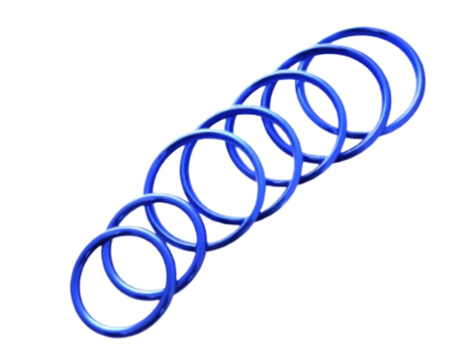 Car Air Vent Trim Ring for Mercedes for Benz C GLC Class W205 X253 C180 C200 C300 GLC250 MB AC Panel Outlet Decoration Cover Sticker Interior Decal Trim(Outer Ring Blue)