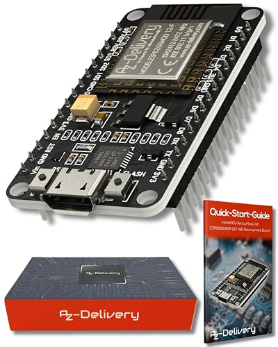 AZDelivery ESP-12F NodeMCU Amica V2, Modulo WiFi IoT con , Placa