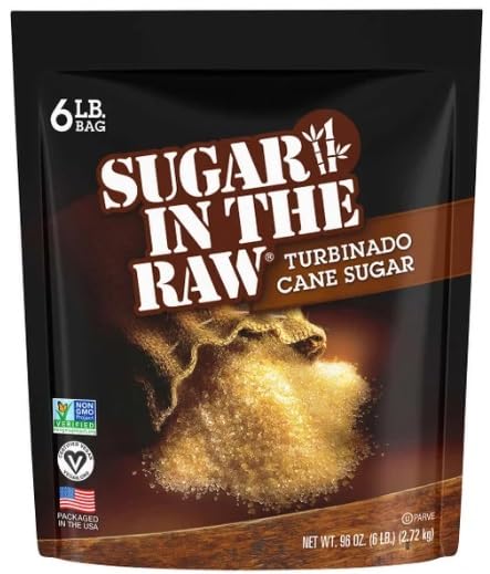 Sugar InTheRaw Turbinado Cane Sugar (6Lb)