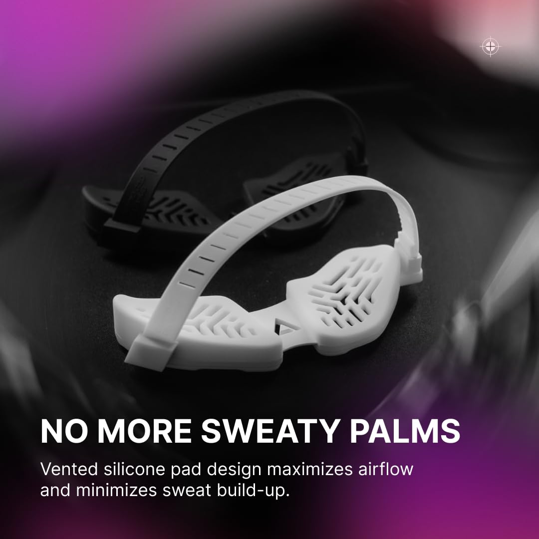 DELTAHUB Carpio G2.0 - - Advanced Ergonomic Right-Handed Gaming Wrist Rest for Mouse - Superior Support for Serious Gamers - Anti-Fatigue, Smooth Glide (Large, Right, Black)