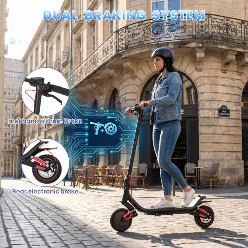 Image of Electric Scooters - Electric Scooter Adults, 1200W /1000W /500W Motor, 28 /25 /21 /18 MPH Top Speed, 10'' /8.5'' Tires, 28 /25 /23 /21Miles, APP Control E Scooter for Teens