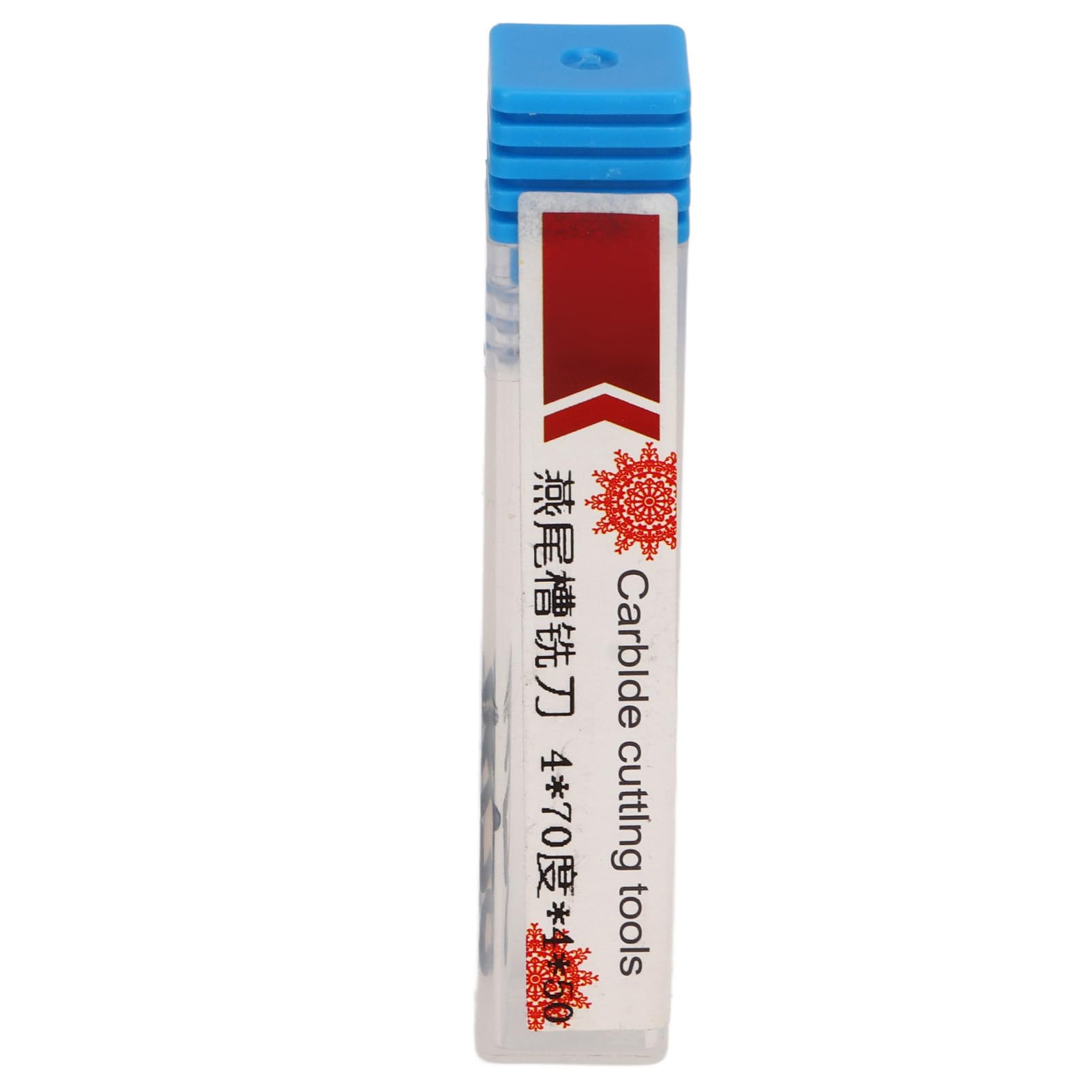 Fraise à queue d'aronde, longueur 4 mm 50 mm, fraise à queue d'aronde à 2 cannelures, travail des métaux en carbure cémenté, fraise à queue d'aronde pour métaux ferreux et non (70°)