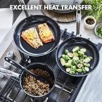GreenPan Prime Midnight Hard Anodized Healthy Ceramic Nonstick 11 Piece Cookware Pots and Pans Set, PFAS-Free, Dishwasher Safe, Oven Safe, Black