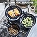 GreenPan Chatham Black Prime Midnight Hard Anodized Healthy Ceramic Nonstick 11 Piece Cookware Pots and Pans Set, PFAS-Free, Dishwasher Safe, Oven Safe, Black