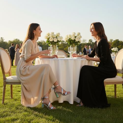 Image of Reimferce Womens Comfortable Heels for Wedding: No Blisters & Sore Feet by 40% Better Shock Absorption During Wedding - 8-Hour Keeping Pain-Free for Brides & Bridesmaids