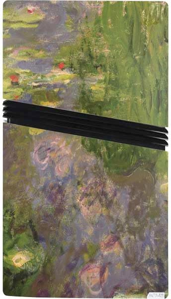 Skinit Decal Gaming Skin Compatible with PS5 Pro Bundle - Officially Licensed Monet - Waterlilies by Monet Design
